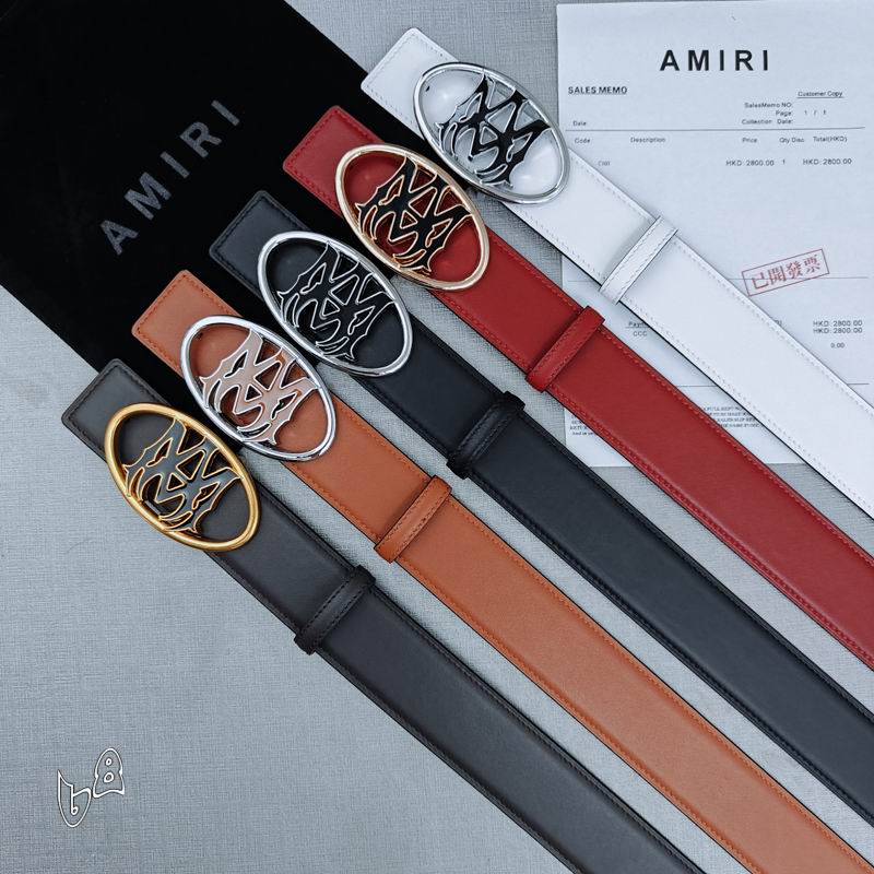 Amiri belt 38mmX90-125cm lb (33)
