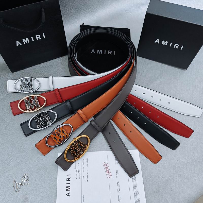 Amiri belt 38mmX90-125cm lb (34)