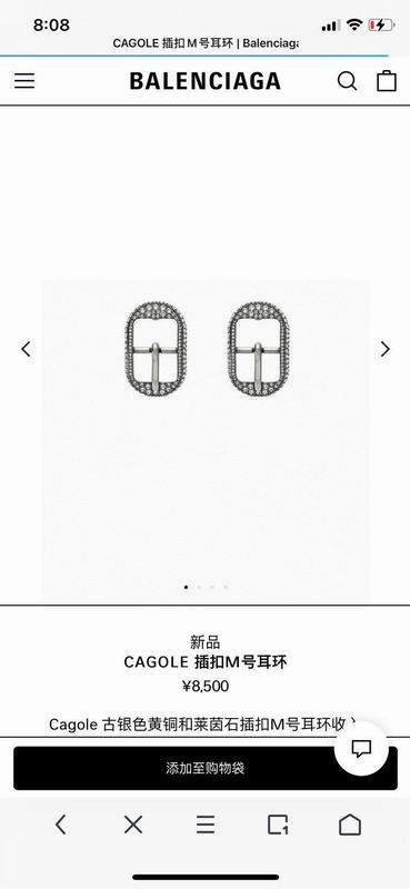 Balenciaga Earring 03yxs67 (2)