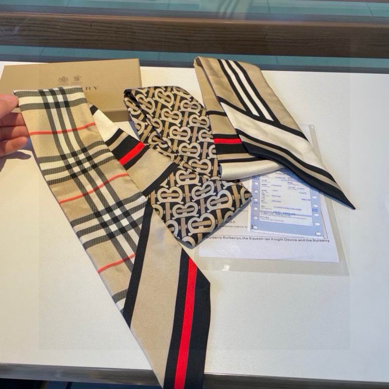 Burberry silk ribbon 8X180cm E01 (3)