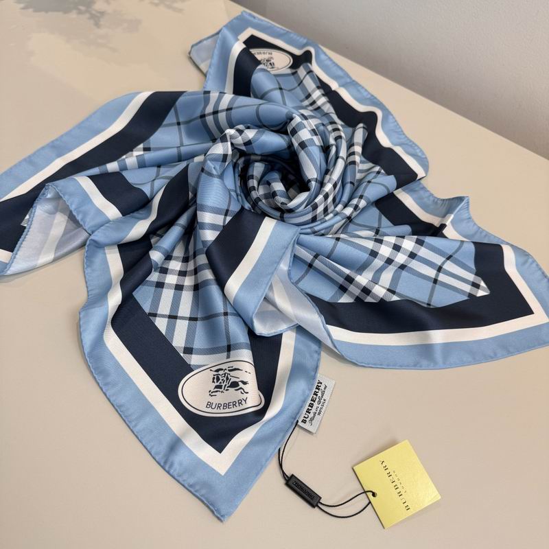 Burberry silk scarf 90X90cm E07 (11)