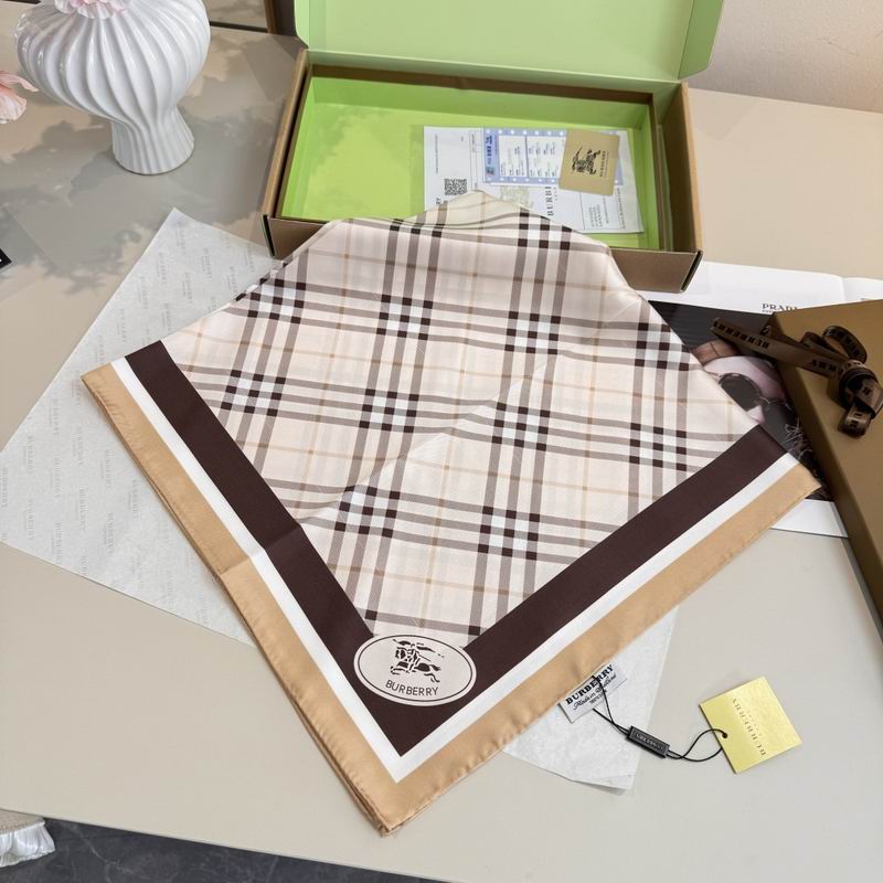 Burberry silk scarf 90X90cm E07 (25)