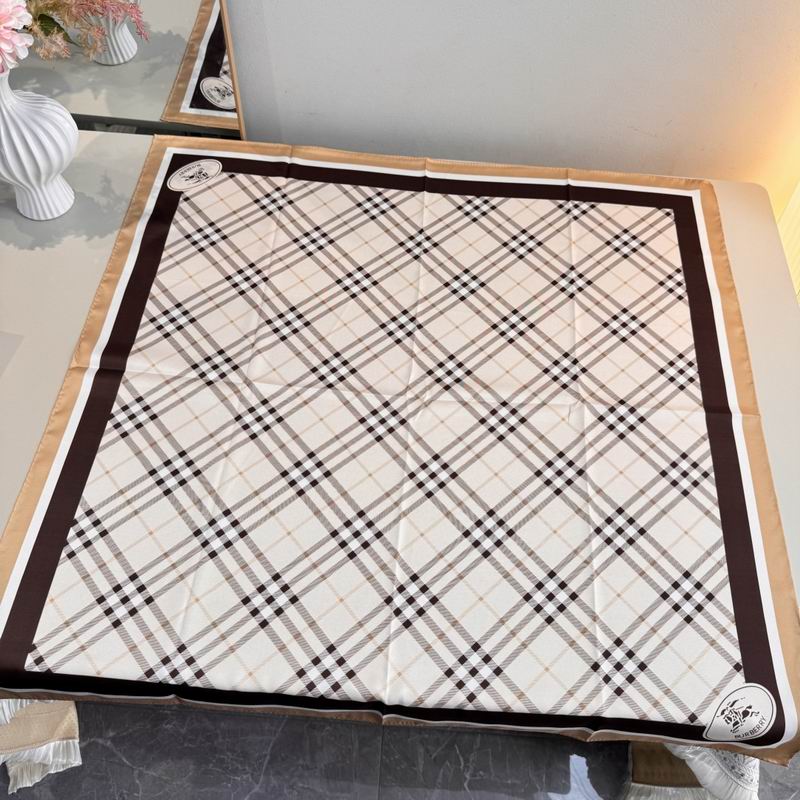 Burberry silk scarf 90X90cm E07 (26)