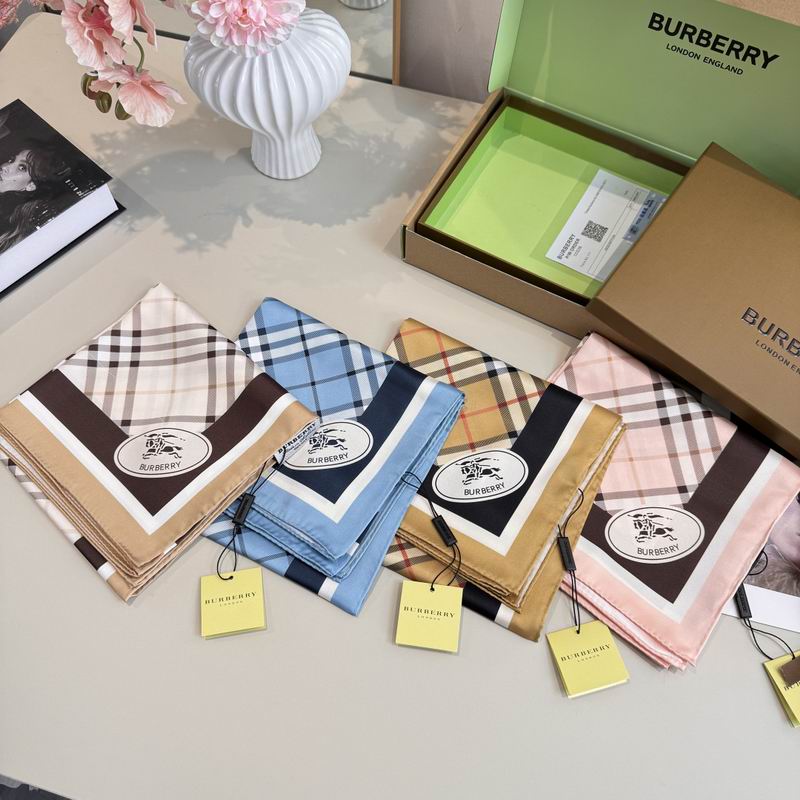 Burberry silk scarf 90X90cm E07 (28)