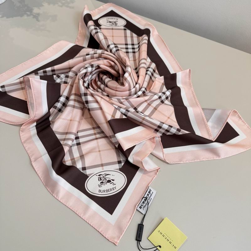 Burberry silk scarf 90X90cm E07 (29)