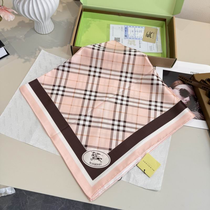 Burberry silk scarf 90X90cm E07 (34)
