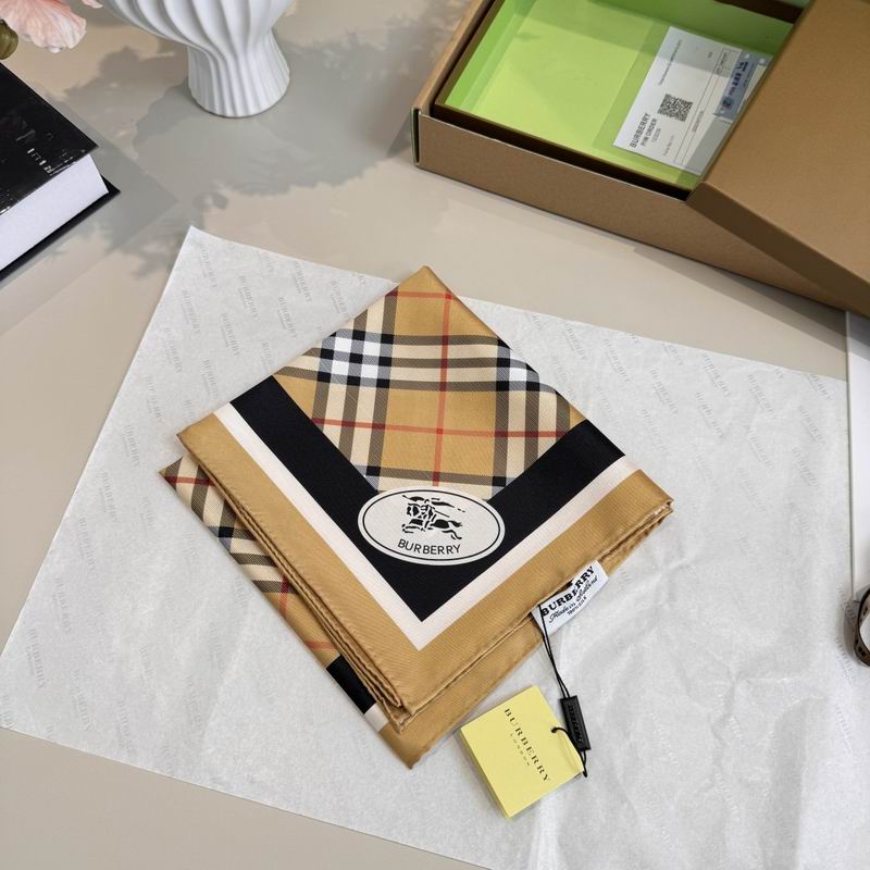 Burberry silk scarf 90X90cm E07 (5)