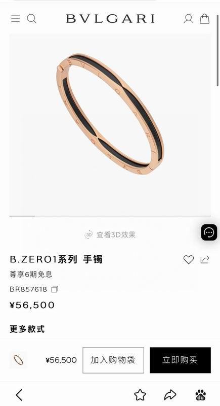 Bvlgari Bracelet 03yxs25 (5)