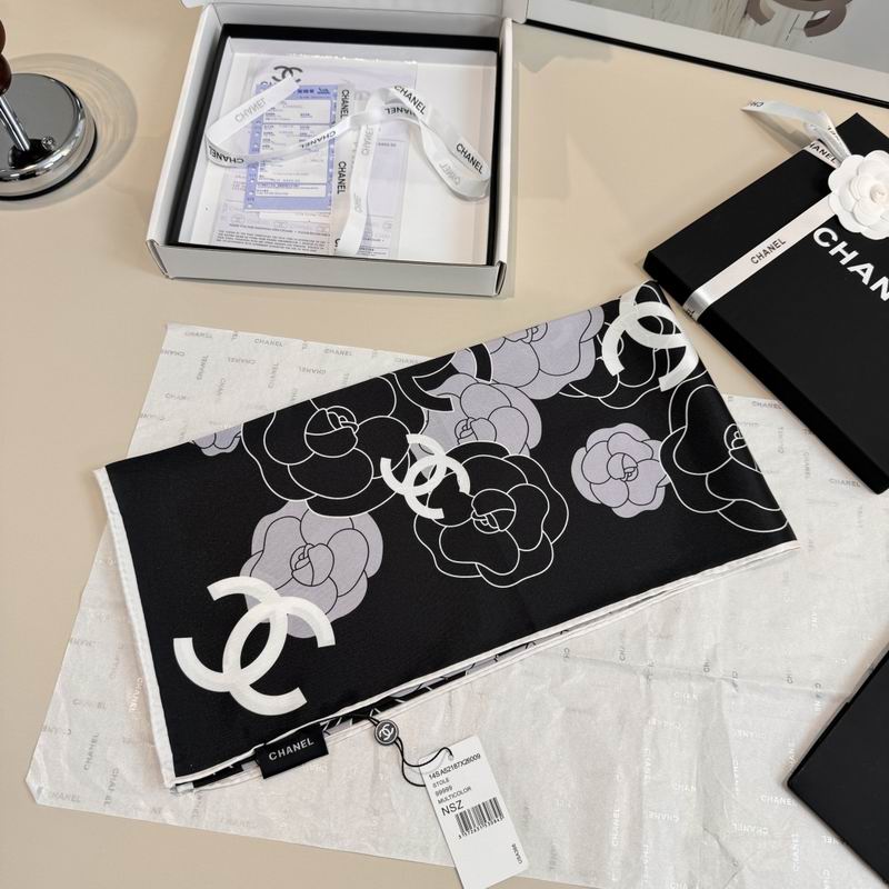 CHanel Silk Scarf 90X90cm E14 (16)