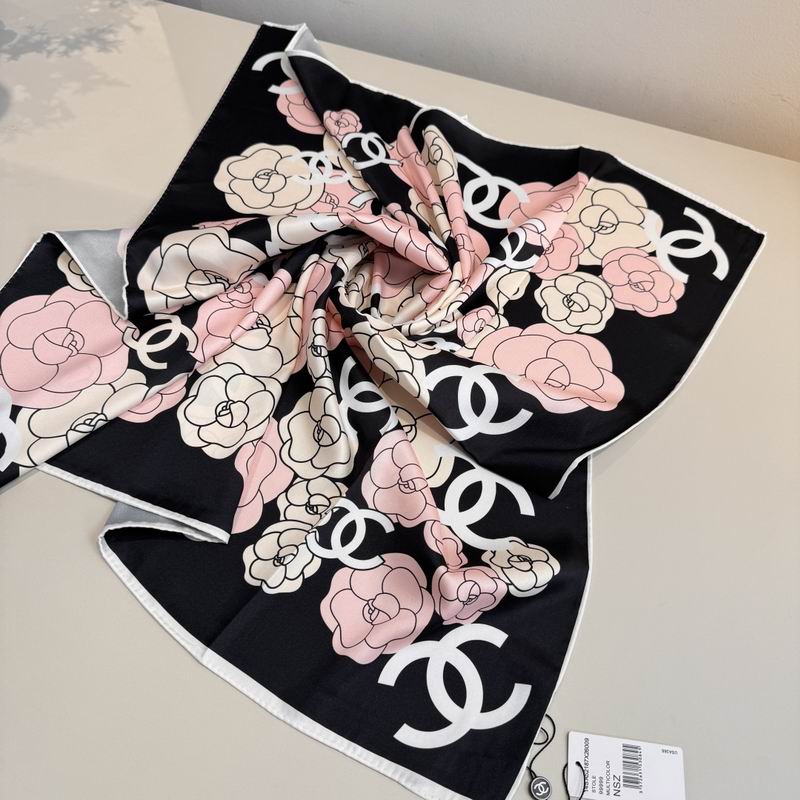 CHanel Silk Scarf 90X90cm E14 (2)