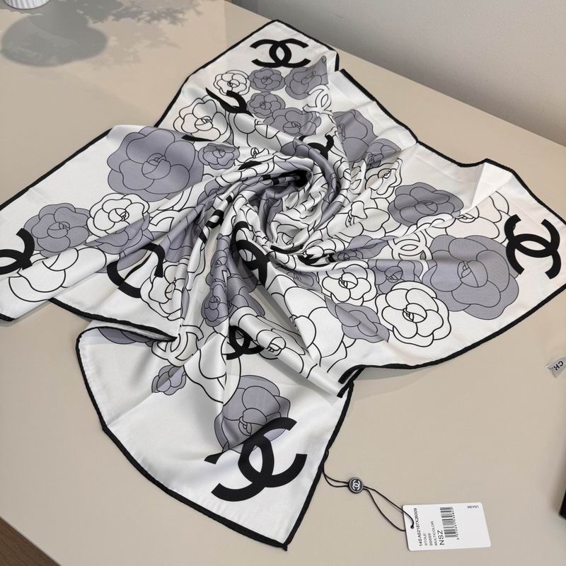 CHanel Silk Scarf 90X90cm E14 (20)