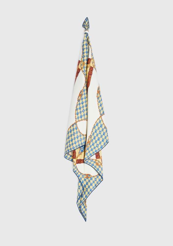 Celine silk scarf 90X90cm E33 (9)