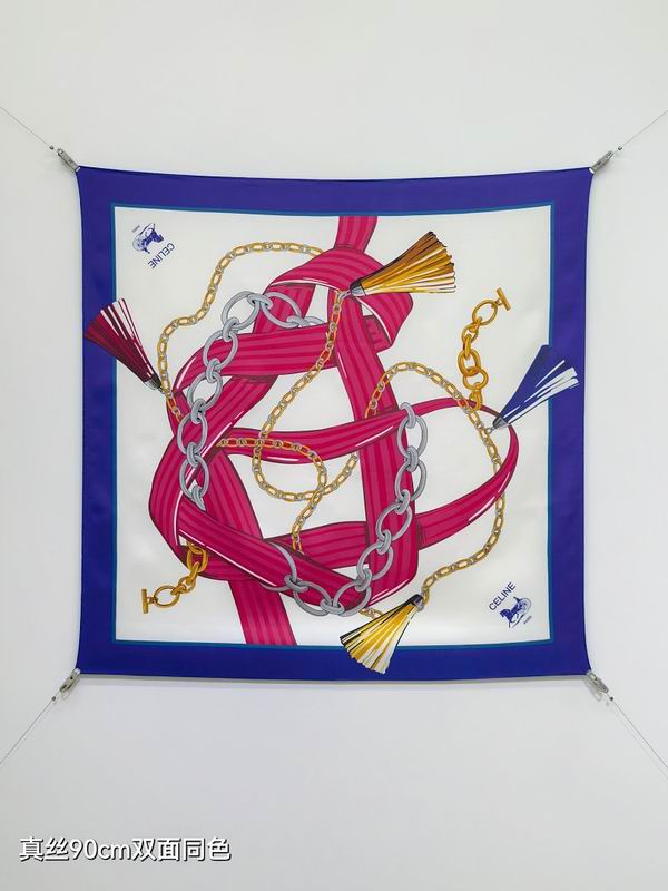 Celine silk scarf hm (1)