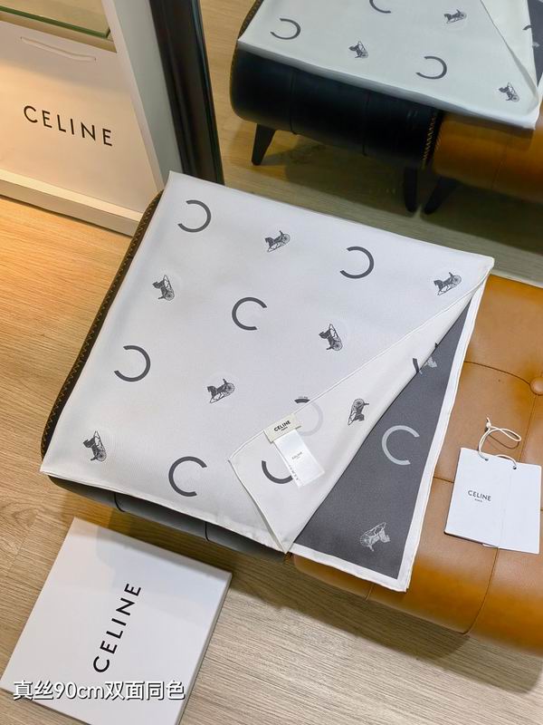 Celine silk scarf hm (17)