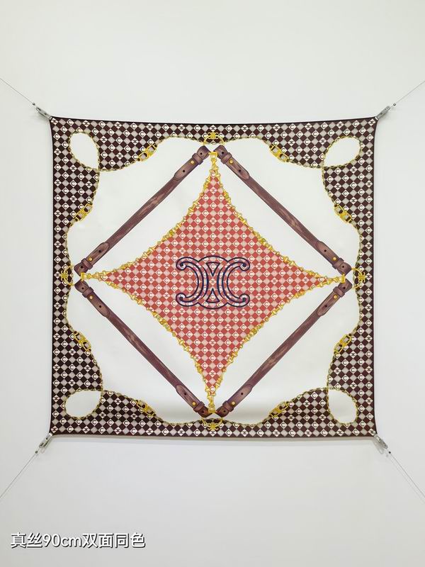 Celine silk scarf hm (22)