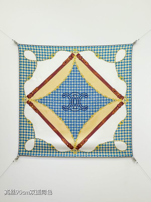 Celine silk scarf hm (24)