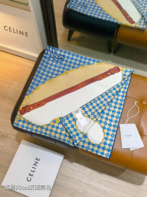 Celine silk scarf hm (25)