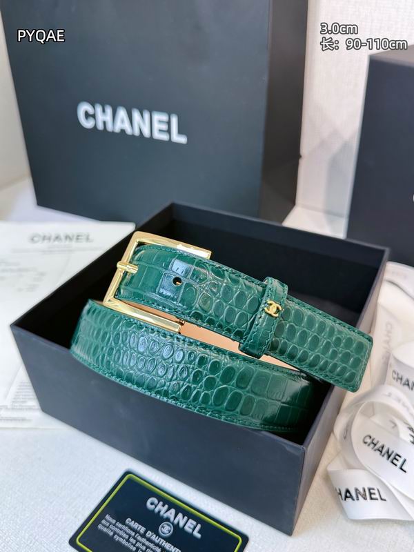 Chanel belt 30mmX90-110cm 8L (24)