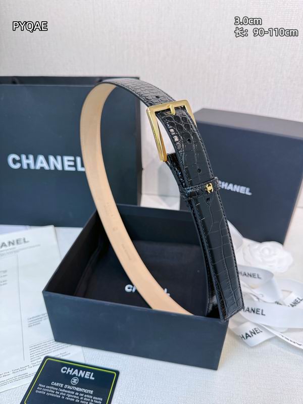 Chanel belt 30mmX90-110cm 8L (25)