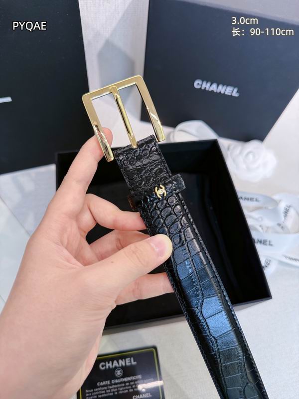 Chanel belt 30mmX90-110cm 8L (26)