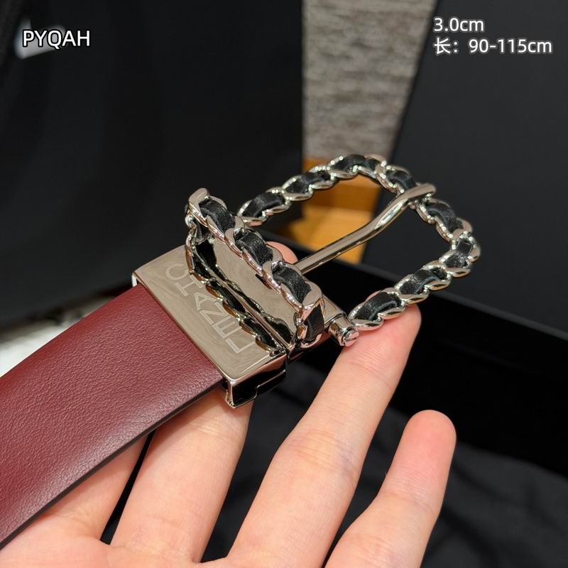 Chanel belt 30mmX90-115cm 8L (14)