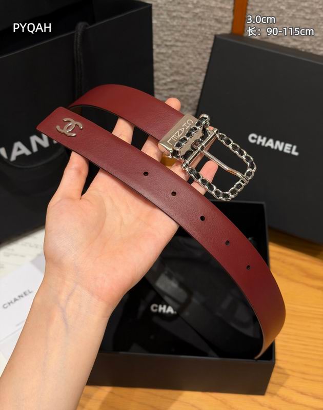 Chanel belt 30mmX90-115cm 8L (16)