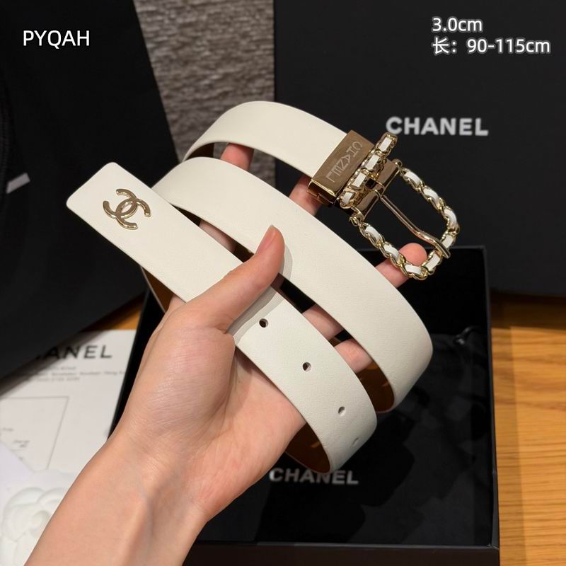 Chanel belt 30mmX90-115cm 8L (17)