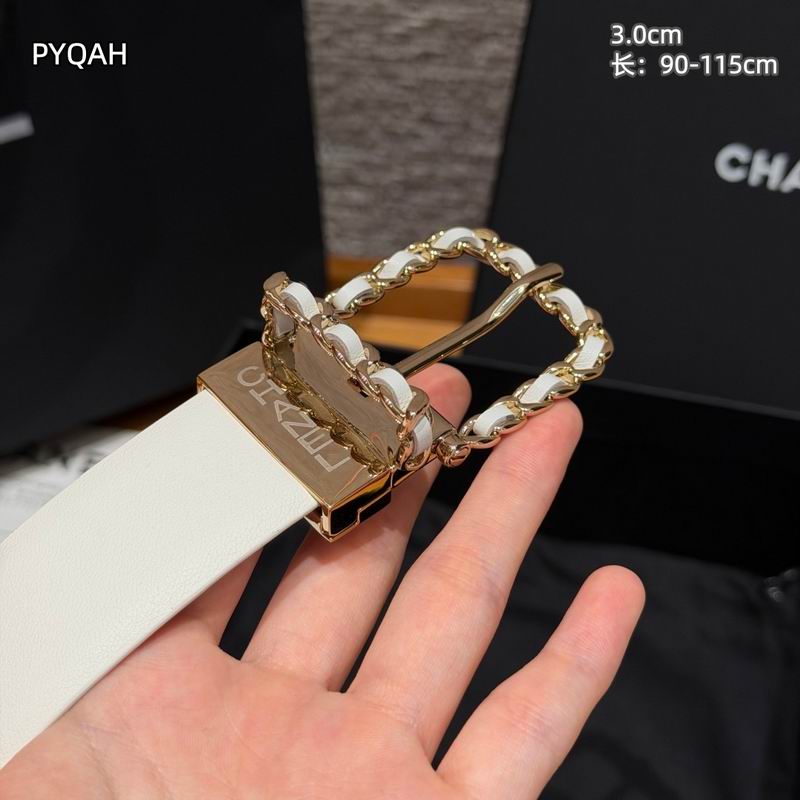 Chanel belt 30mmX90-115cm 8L (18)