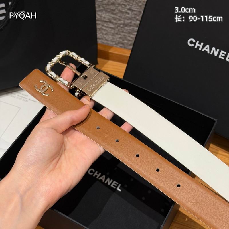Chanel belt 30mmX90-115cm 8L (23)