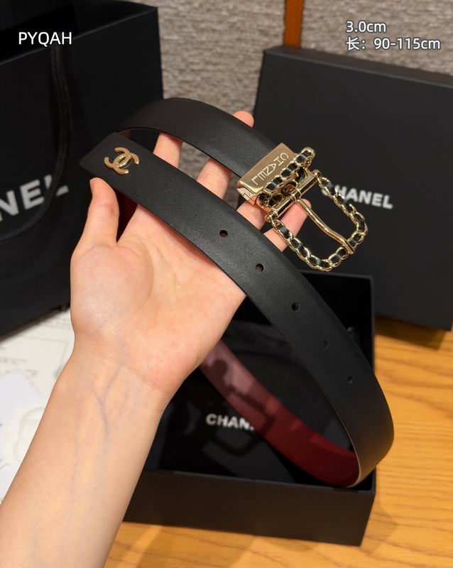 Chanel belt 30mmX90-115cm 8L (4)