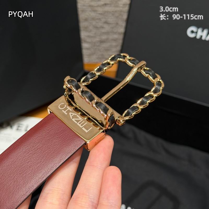 Chanel belt 30mmX90-115cm 8L (6)