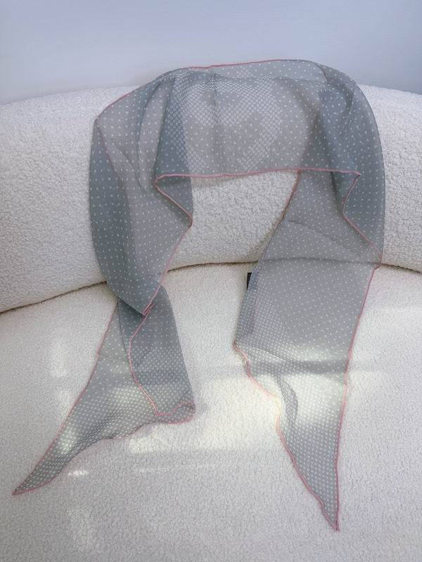 Chanel silk scarf 25X180cm E09 (5)