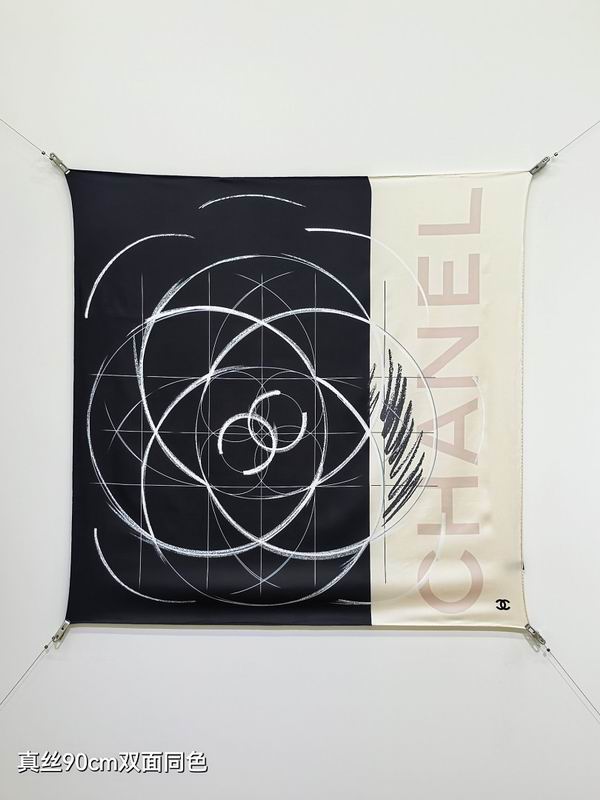 Chanel silk scarf hm (108)