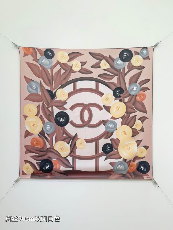 Chanel silk scarf hm (111)