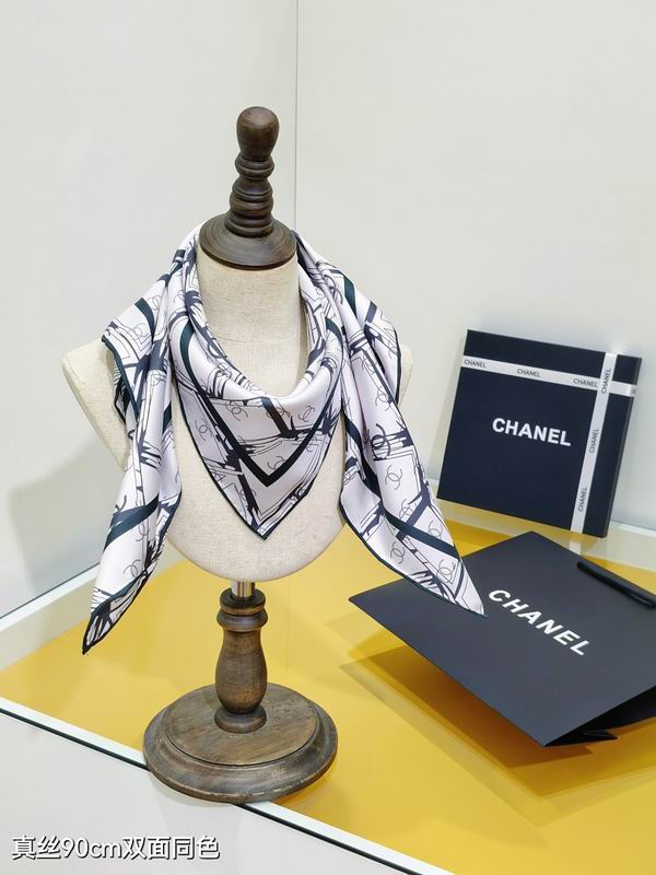Chanel silk scarf hm (133)