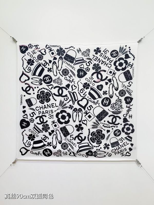 Chanel silk scarf hm (138)