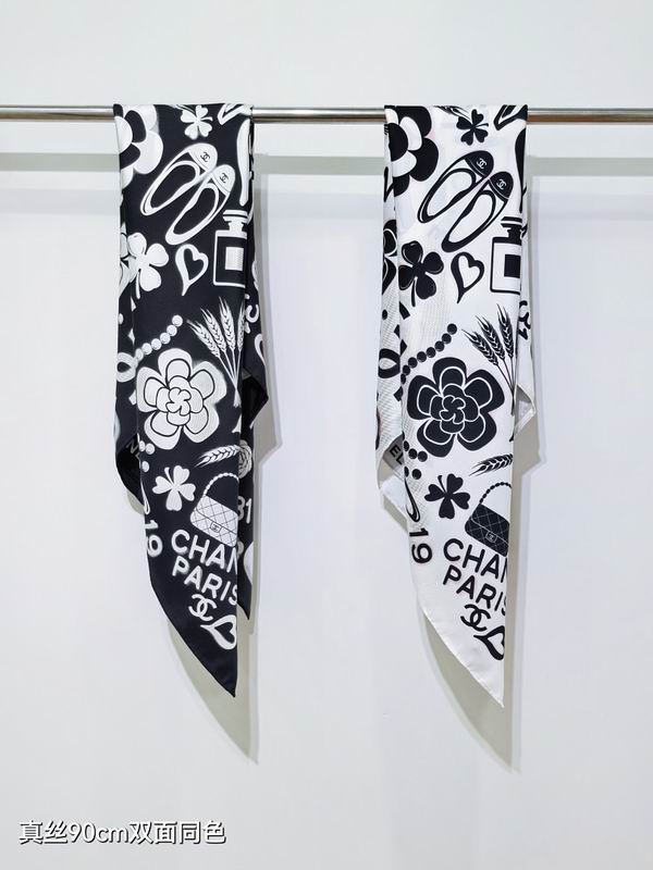 Chanel silk scarf hm (144)