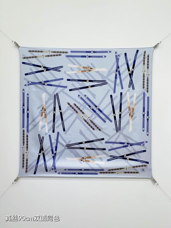 Chanel silk scarf hm (145)