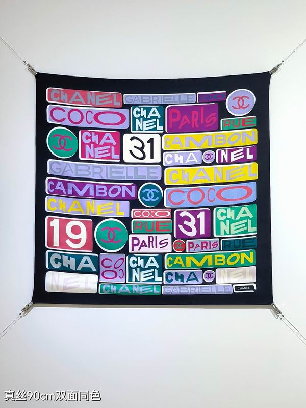 Chanel silk scarf hm (154)