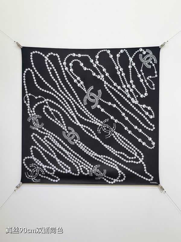 Chanel silk scarf hm (160)