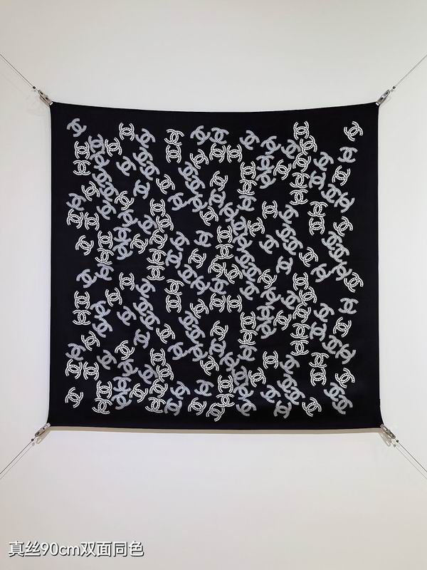 Chanel silk scarf hm (166)