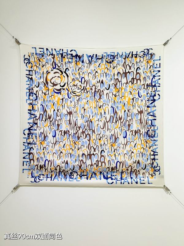 Chanel silk scarf hm (169)