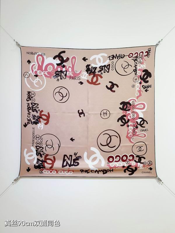 Chanel silk scarf hm (172)