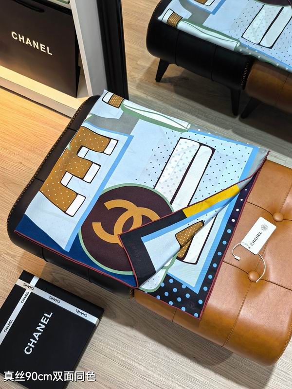 Chanel silk scarf hm (183)