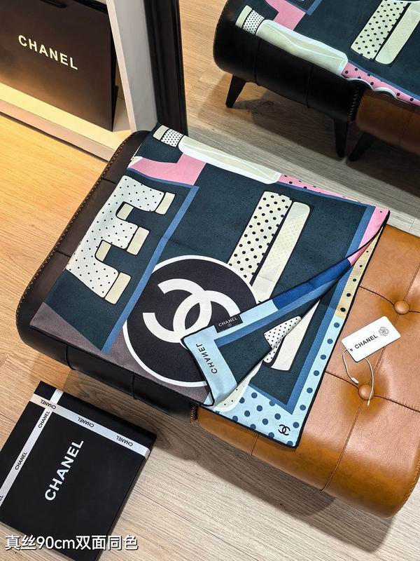 Chanel silk scarf hm (186)