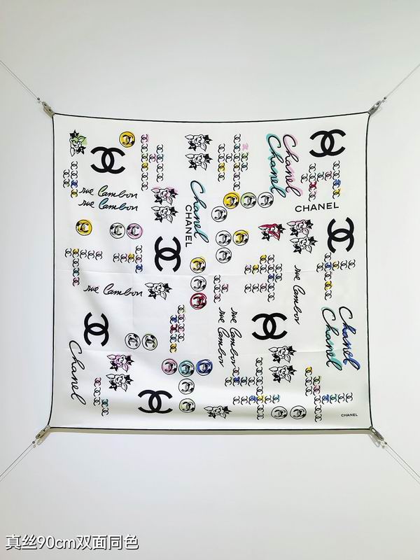 Chanel silk scarf hm (191)