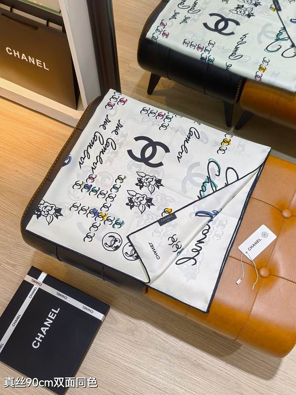 Chanel silk scarf hm (192)