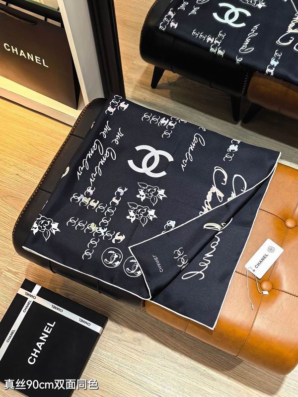 Chanel silk scarf hm (195)
