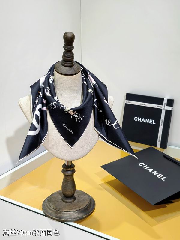 Chanel silk scarf hm (196)