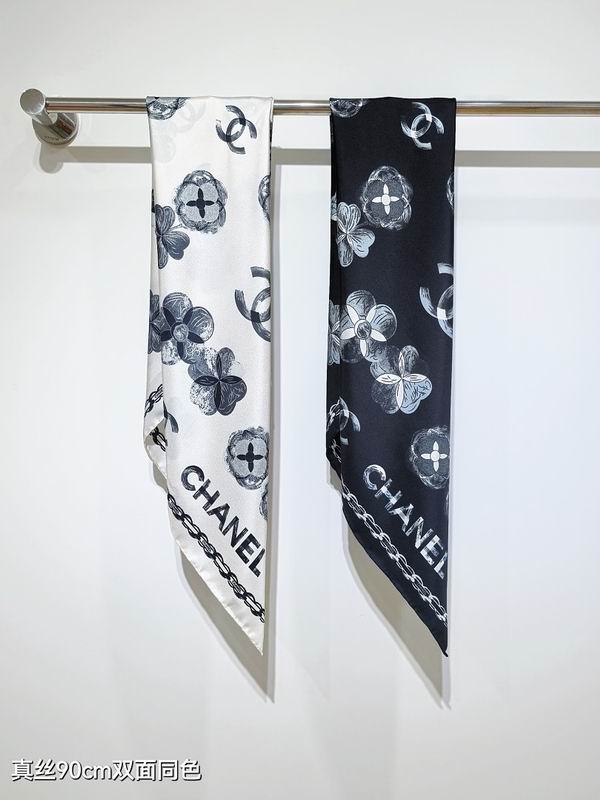 Chanel silk scarf hm (207)